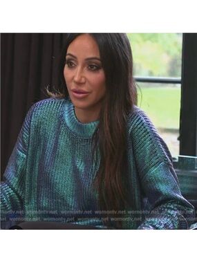 As Seen on Melissa Gorga! Beach Riot Galaxy Shine Sweater Size XS fits S/M